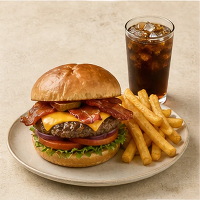 Cheeseburger Menü